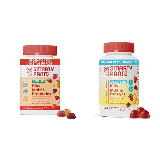 Botella multivitaminas gomosas orgánicas SmartyPants niños 120 unidades