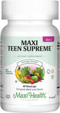 Botella de multivitaminas Maxi Health para adolescentes