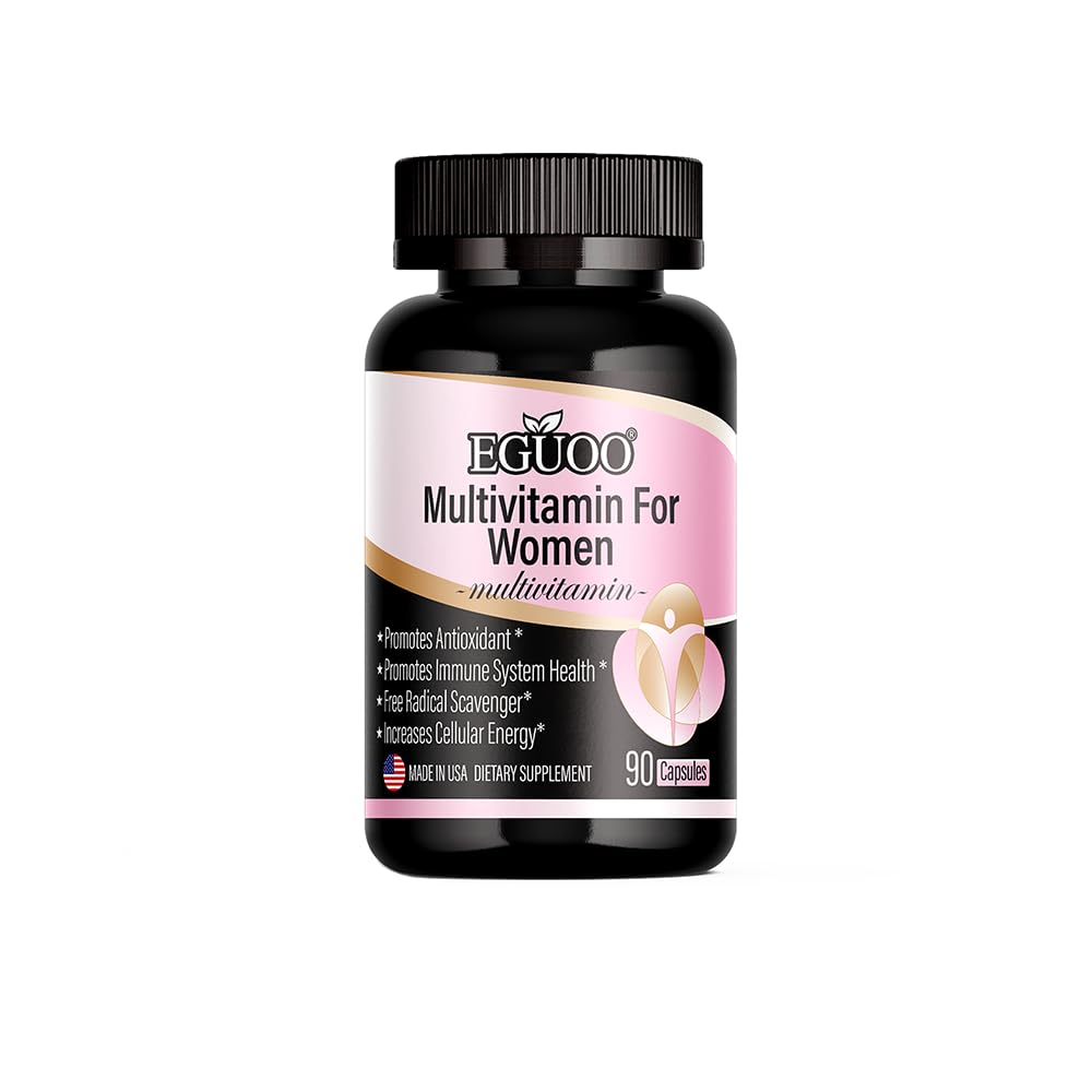 Botella de multivitaminas para mujeres EGUOO