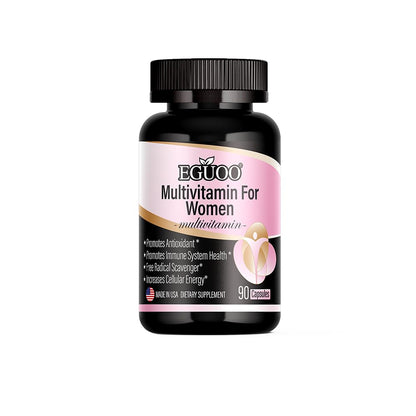 Botella de multivitaminas para mujeres EGUOO