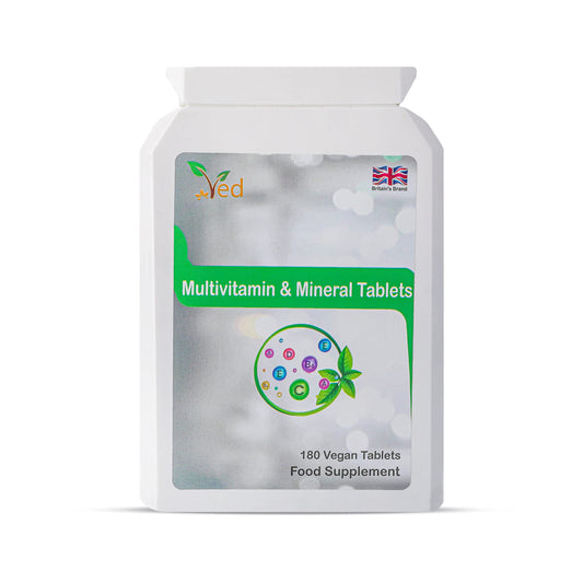 Botella de multivitaminas VED 180 tabletas