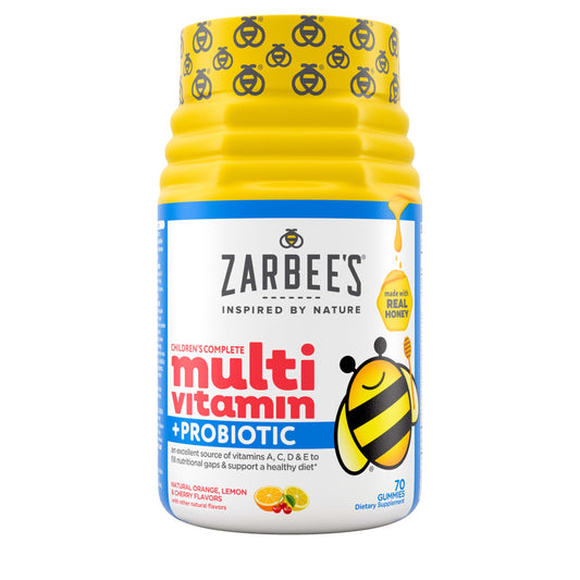 Botella de multivitaminas Zarbee's para niños, 70 gomitas.