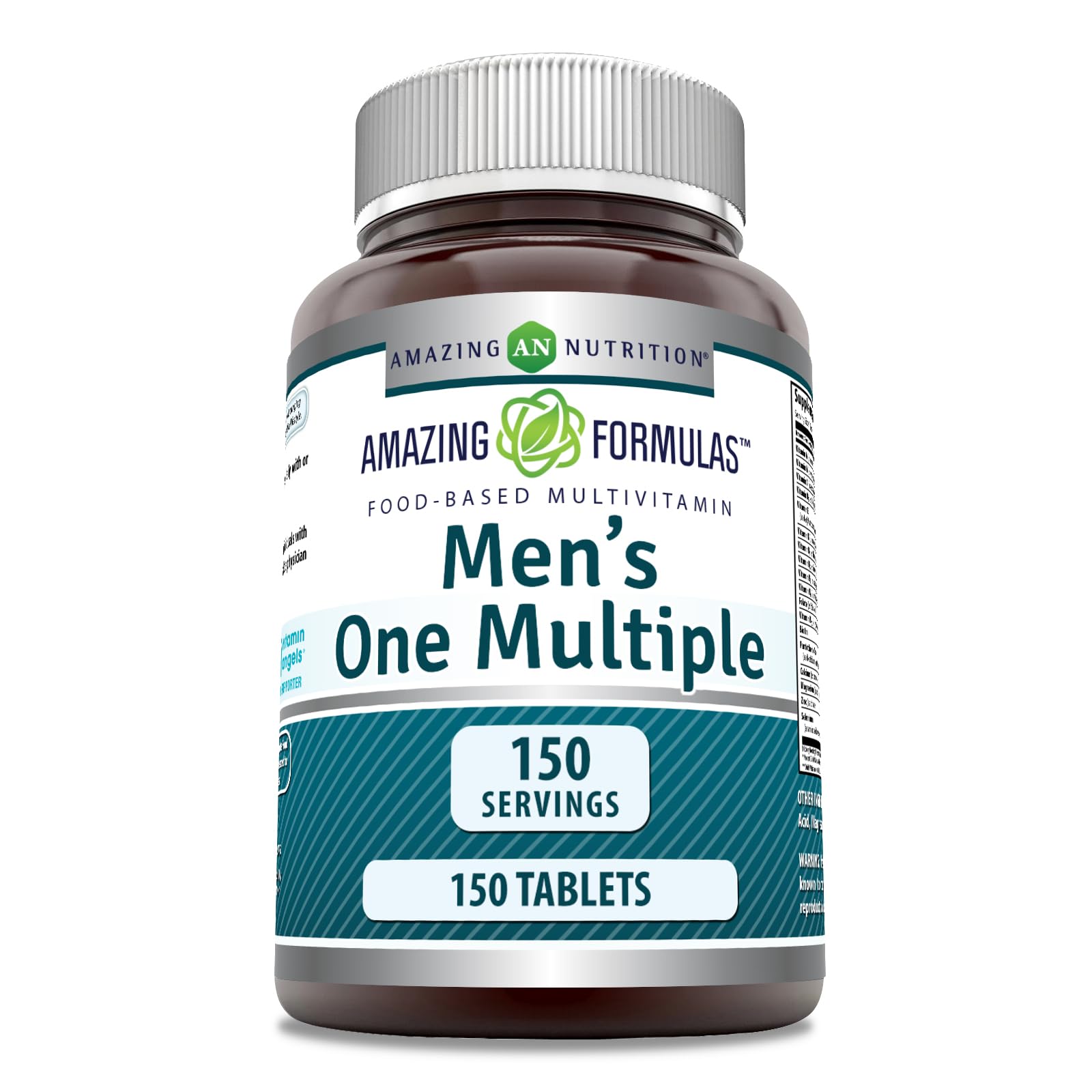 botella multivitamínica hombres amazing formulas 150 tabletas
