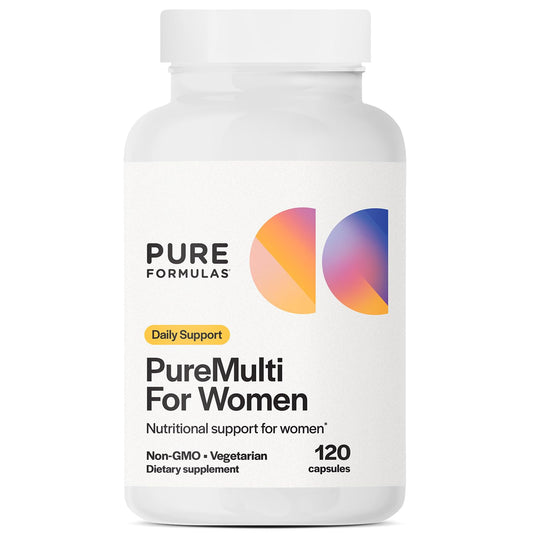botella multivitamínica para mujeres PureFormulas