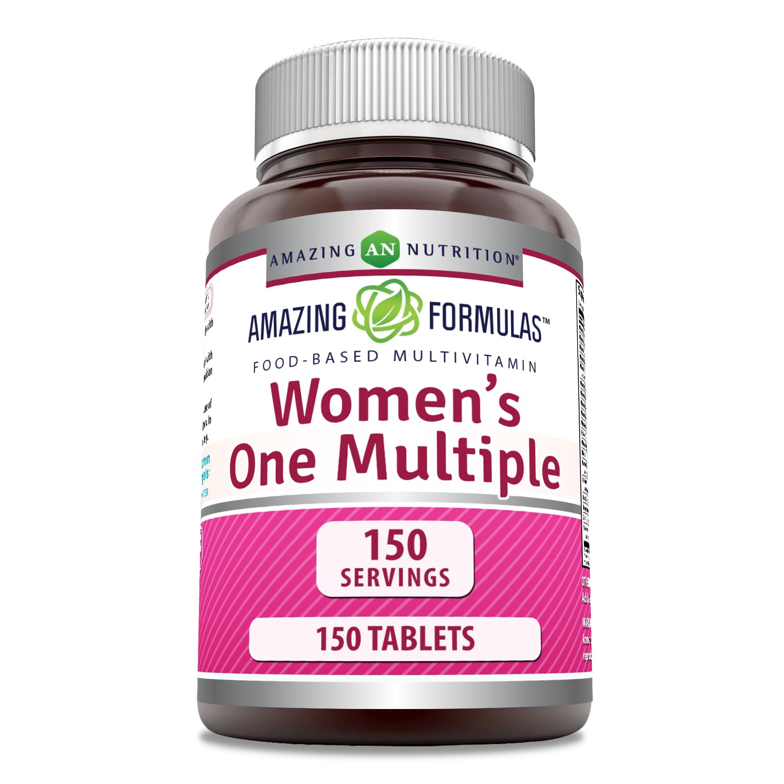 Botella de multivitamínico Amazing Formulas para mujeres.