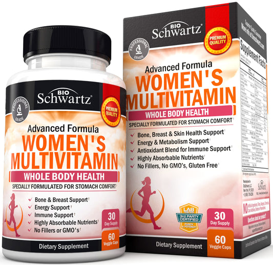Botella multivitamínico BioSchwartz para mujeres con vitamina D3
