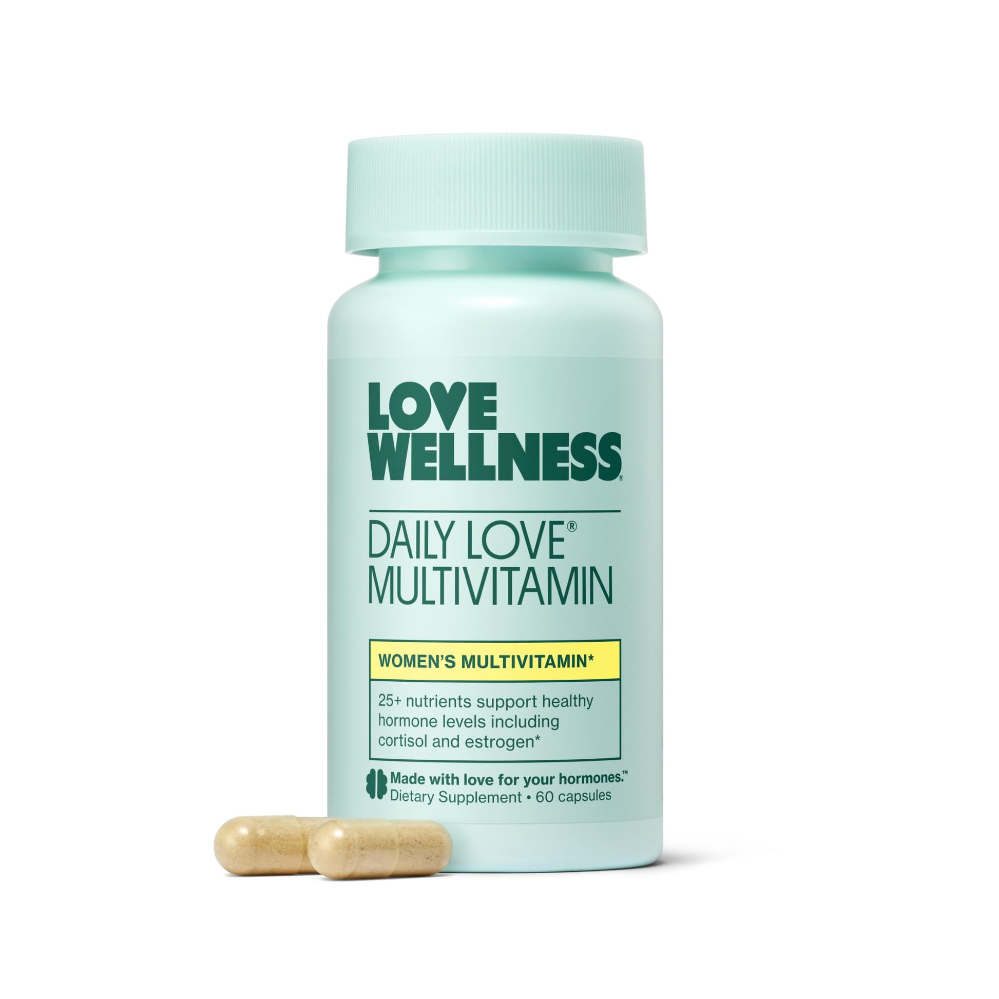 Botella Multivitamínico Daily Love, 60 Cápsulas para Mujeres