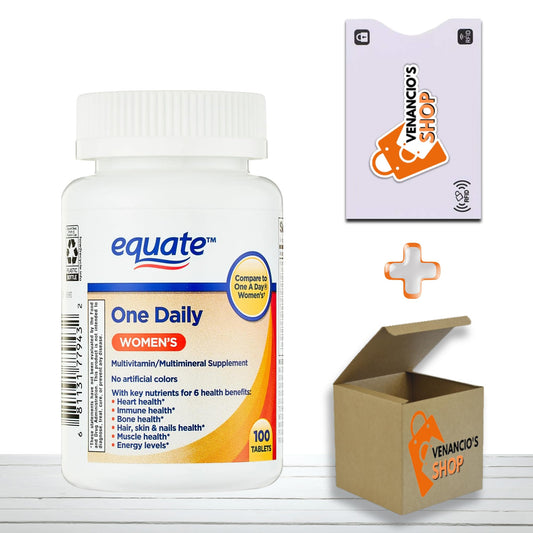Botella de multivitamínico diario para mujeres de Equate