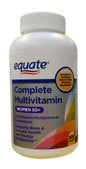 Botella de multivitamínico Equate para mujeres mayores de 50 años.