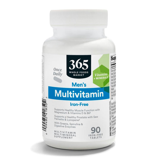 botella multivitamínico para hombres 90 tabletas marca 365