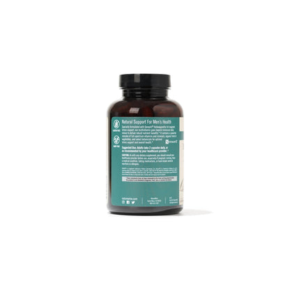botella multivitamínico para hombres de naturewise vista trasera