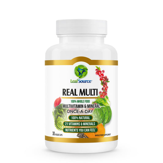 Botella de multivitamínico LEAFSOURCE Real Multi
