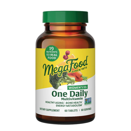 Botella de multivitamínico MegaFood Women’s 55+