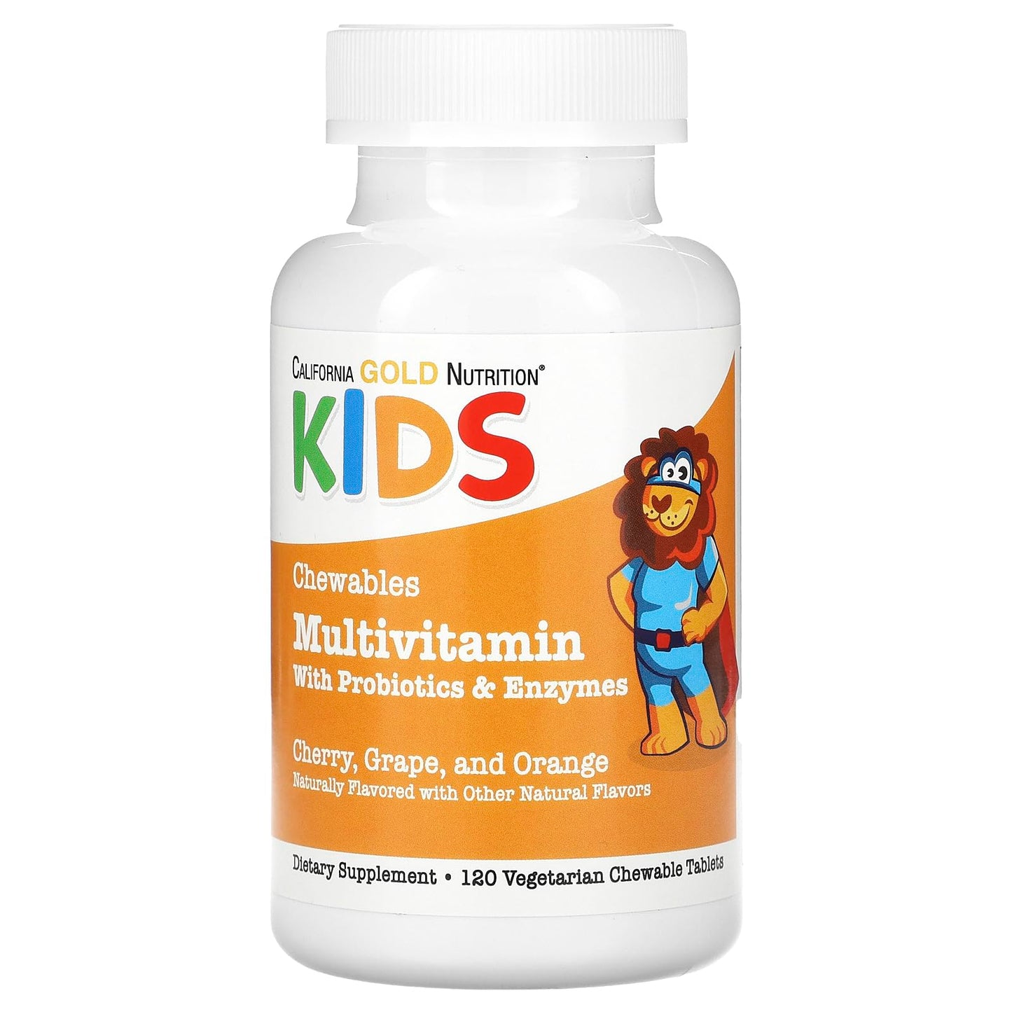 botella multivitamínico masticable niños california gold