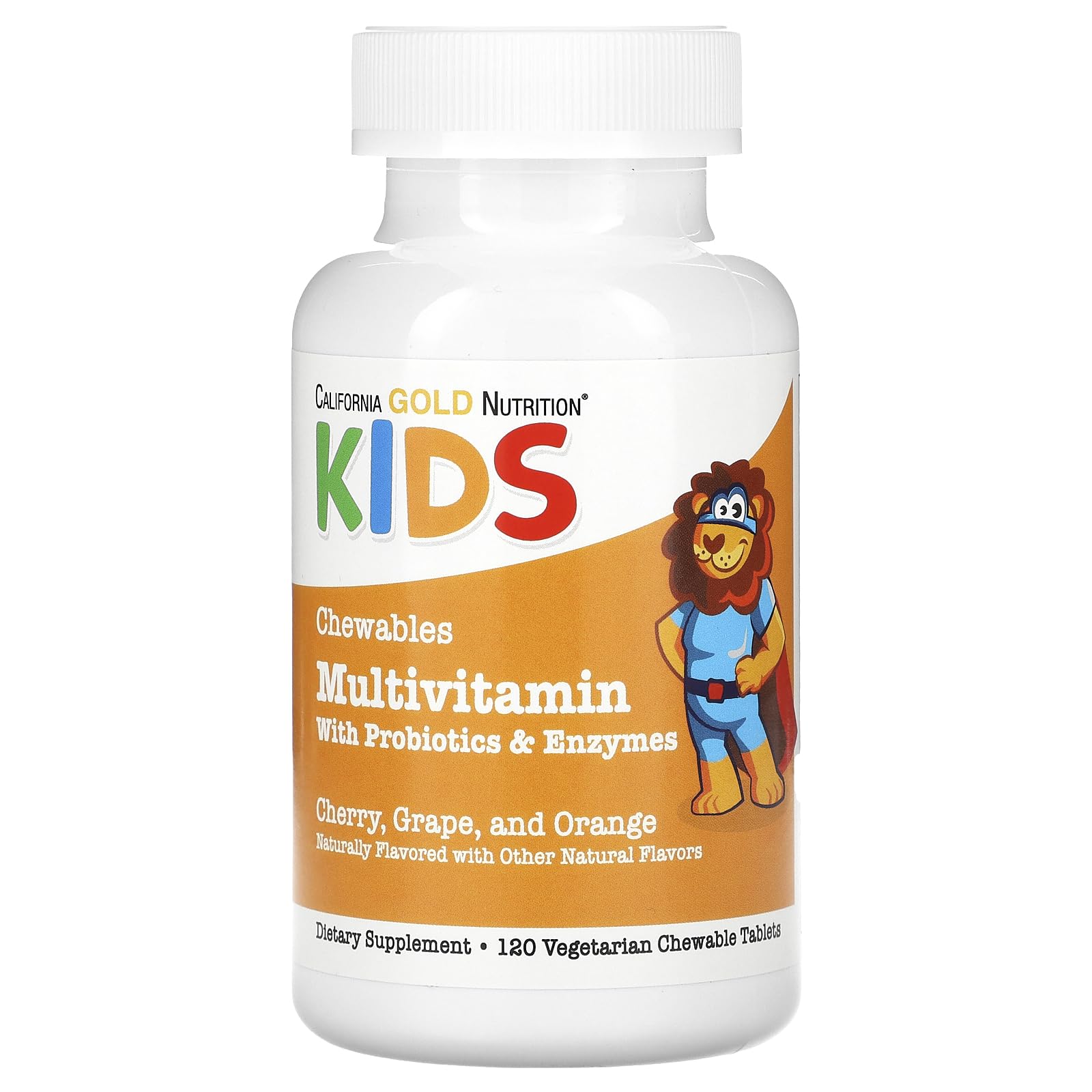 botella multivitamínico masticable niños california gold