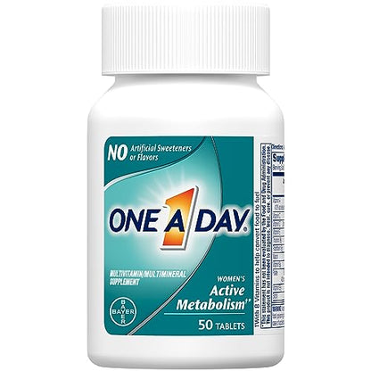 Botella de multivitamínico One A Day Women’s Active Metabolism