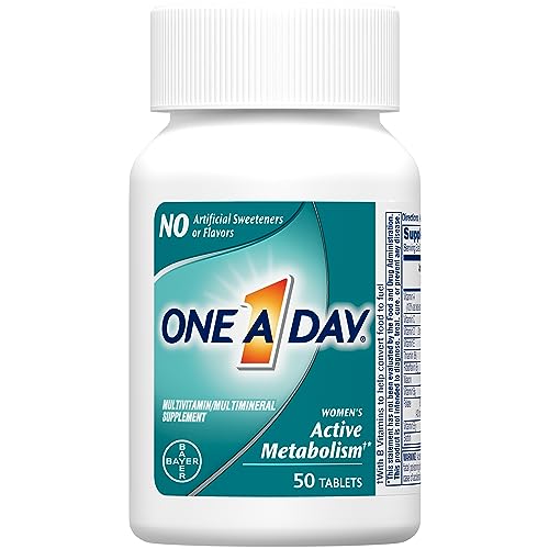 Botella de multivitamínico One A Day Women’s Active Metabolism