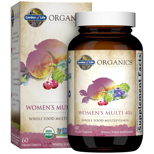 Botella multivitamínico orgánico mujeres 40+