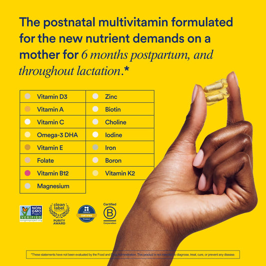 Botella de multivitamínico postnatal para mujeres Ritual Essential