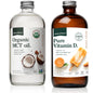 Botella Natural Force Vitamina D pura crema naranja 16 oz