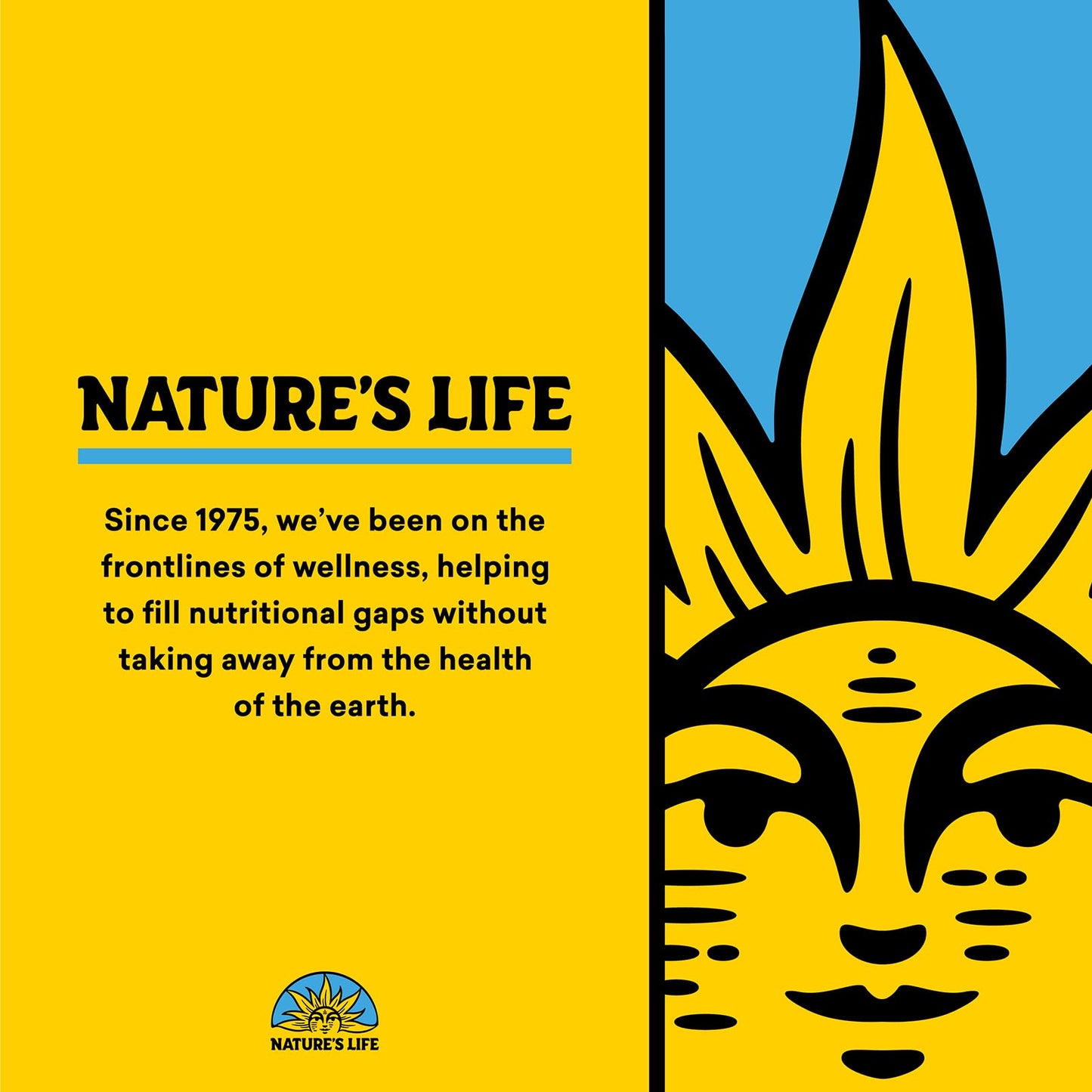 Botella Nature's Life vitamina D3 2000 UI 120 softgeles