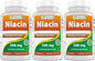 Botella de Niacina Best Naturals 500 mg 250 tabletas
