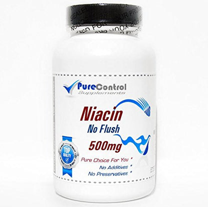 Botella no flush niacina 500mg 100 cápsulas purecontrol