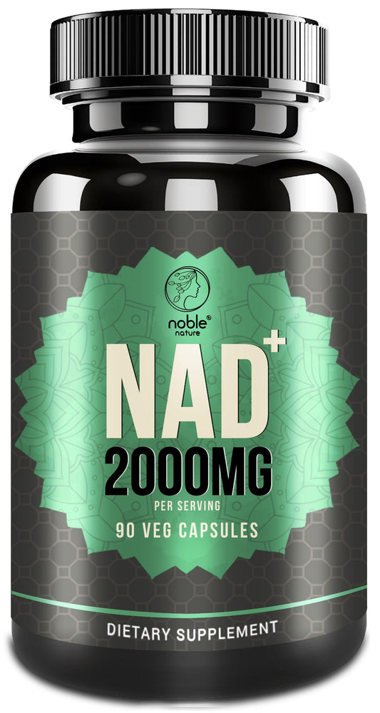 Botella Noble Nature NAD+ 2000mg cápsulas veganas 90 unidades