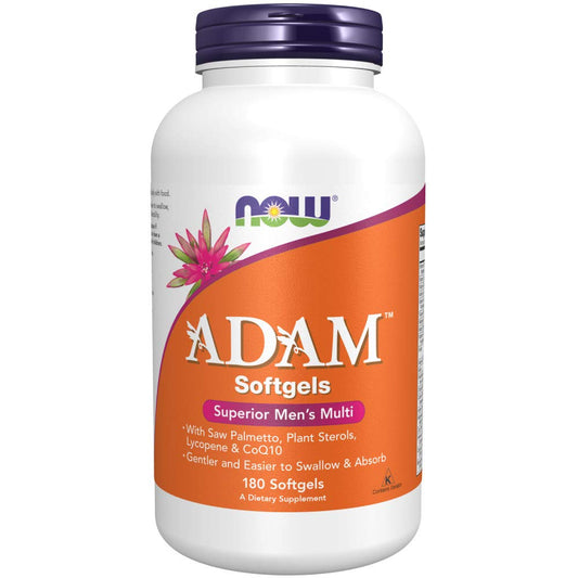 Botella de NOW Foods Adam Multivitaminico para Hombres