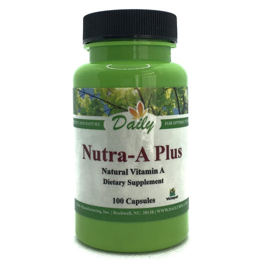 Botella Nutra-A Plus vitamina A cápsulas vegetarianas