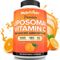 Botella Nutrivein vitamina C liposomal 1650mg 180 cápsulas