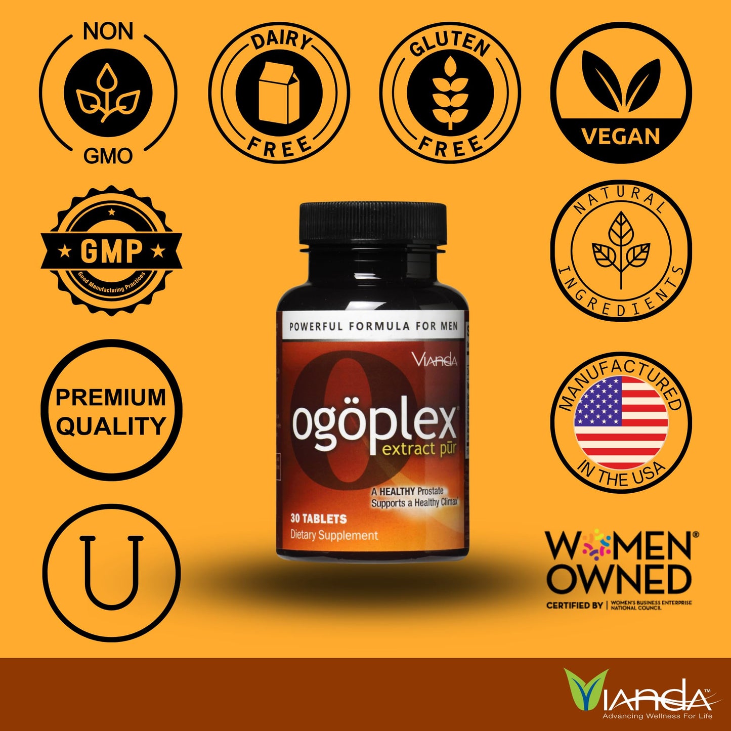 Botella Ogoplex mostrando beneficios adicionales