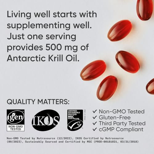 Botella omega-3 krill pureza antartica Sports Research