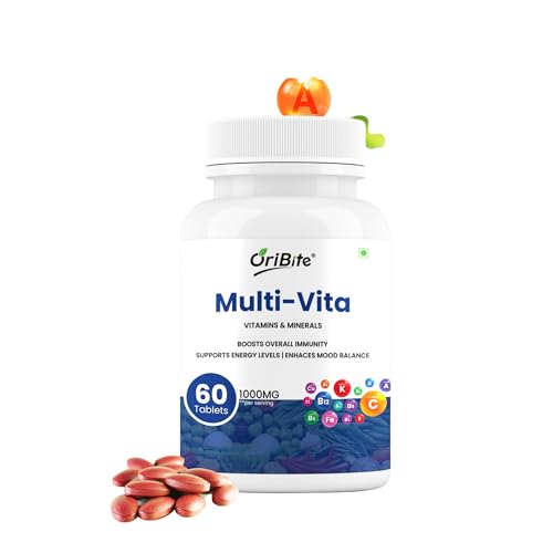 Botella de ORIBITE Multi-Vita multivitamínico para energía y salud