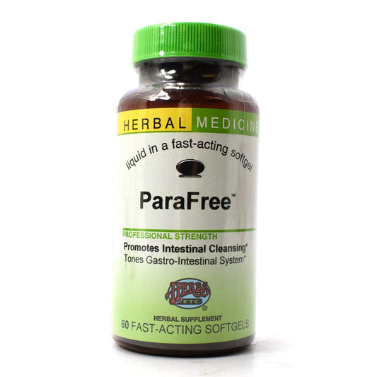 Botella de Parafree 60 Geles Suaves HERBS ETC