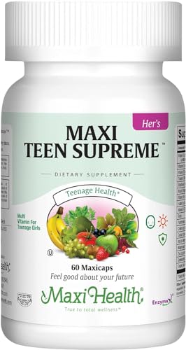 Botella pequeña de multivitaminas Maxi Health