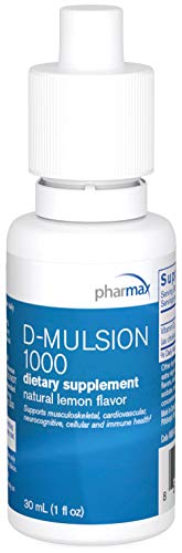 Botella Pharmax D-Mulsion vitamina d líquida emulsificada 1 oz