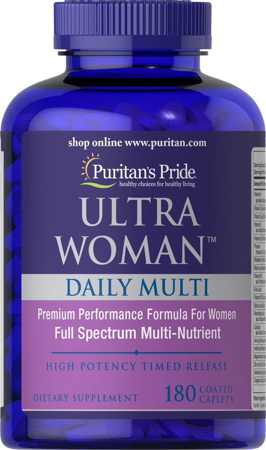 Botella Puritan's Pride Ultra Woman, 180 cápsulas