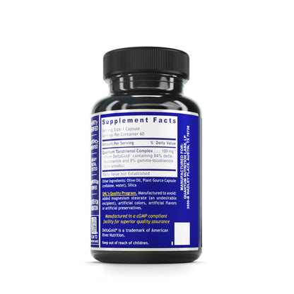 Botella QNL Quantum Delta Tocotrienol 60 cápsulas vitamina e