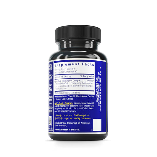 Botella QNL Quantum Delta Tocotrienol 60 cápsulas vitamina e