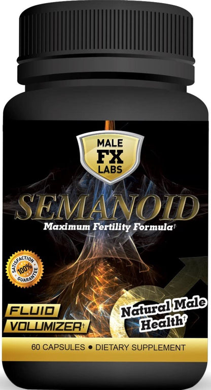 Botella de SEMANOID para salud reproductiva masculina
