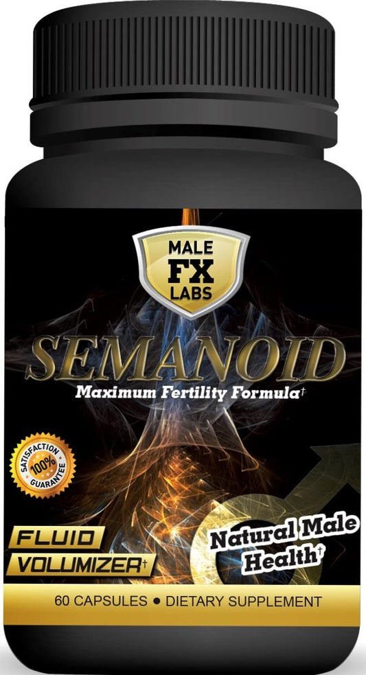 Botella de SEMANOID para salud reproductiva masculina