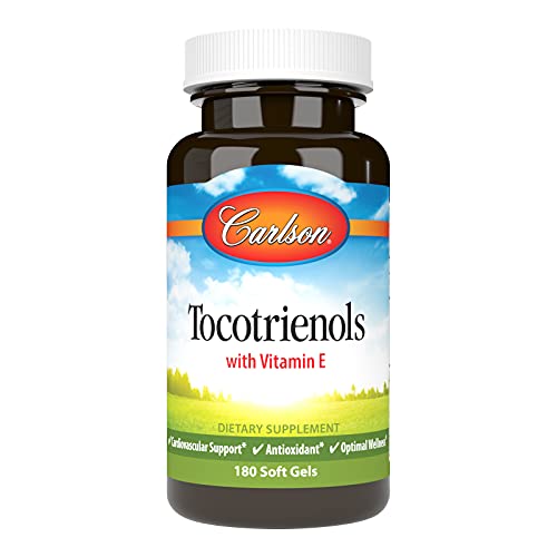 Botella softgels tocotrienoles Carlson Labs 180 cápsulas