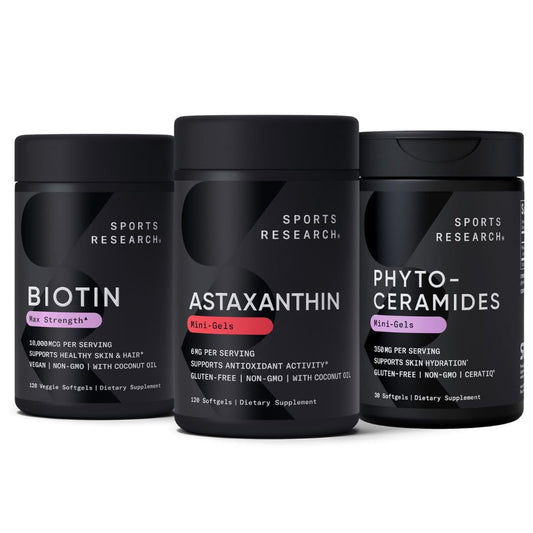 Botella Sports Research Biotina vegana 10000mcg