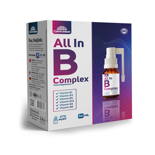 Botella spray vitaminas B Camrusepa 50 ml para energía