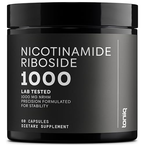 Botella suplementaria Ribósido de nicotinamida 1000mg Toniiq