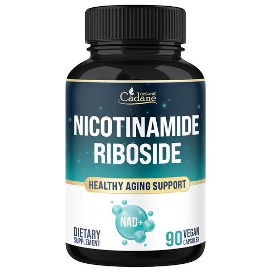 Botella suplemento Cadane orgánico ribósido de nicotinamida 90 cápsulas