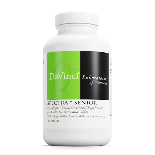 Botella de suplemento DAVINCI Spectra Senior 180 cápsulas