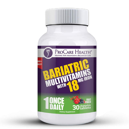 Botella de suplemento multivitamínico masticable
