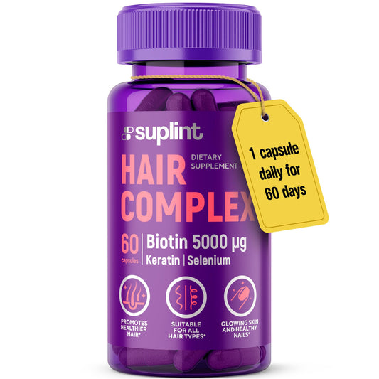 Botella suplemento suplint vitaminas para cabello y uñas